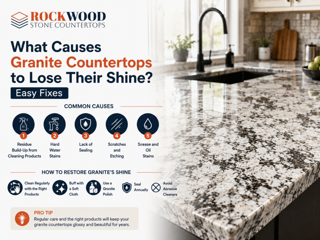 What Causes Granite Countertops to Lose Their Shine? Easy Fixes