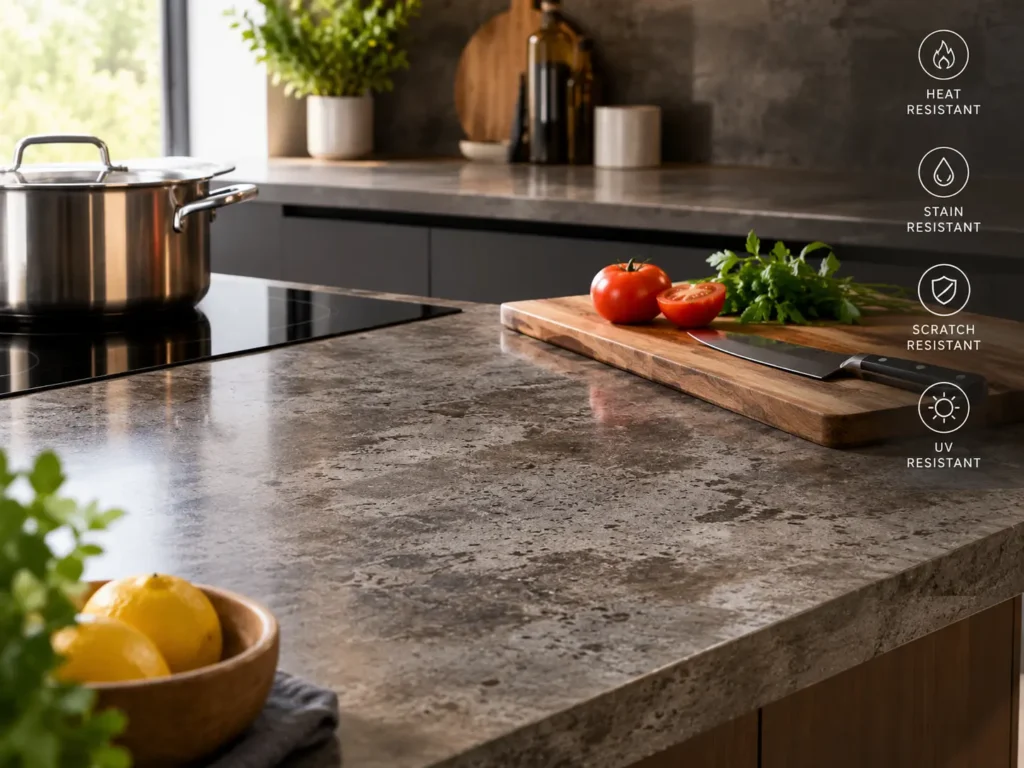 Dekton Kitchen Countertops: Heat, Stains, Scratches & Durability