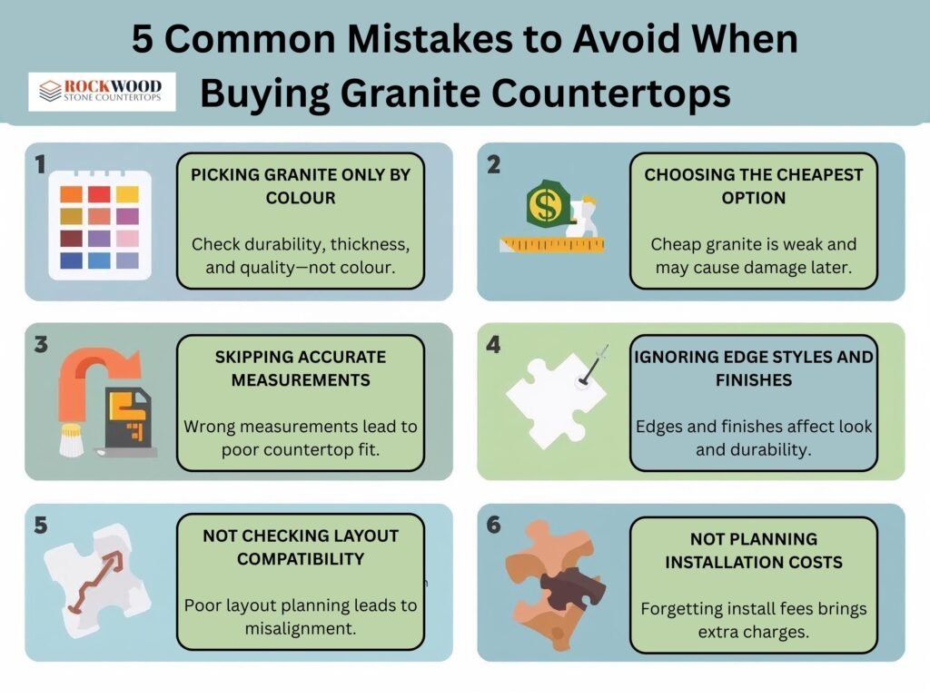 5 Common Mistakes to Avoid When Buying Granite Countertops
