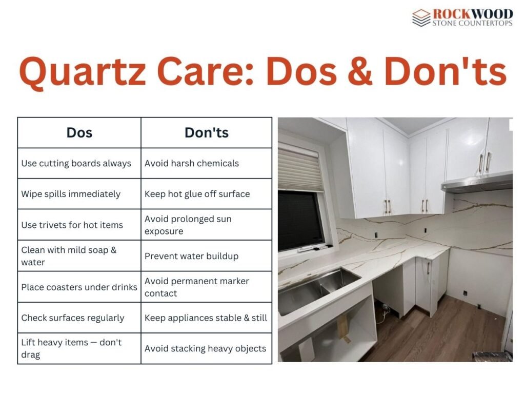 7 Dos and Don’ts to Protect Your Quartz Countertops