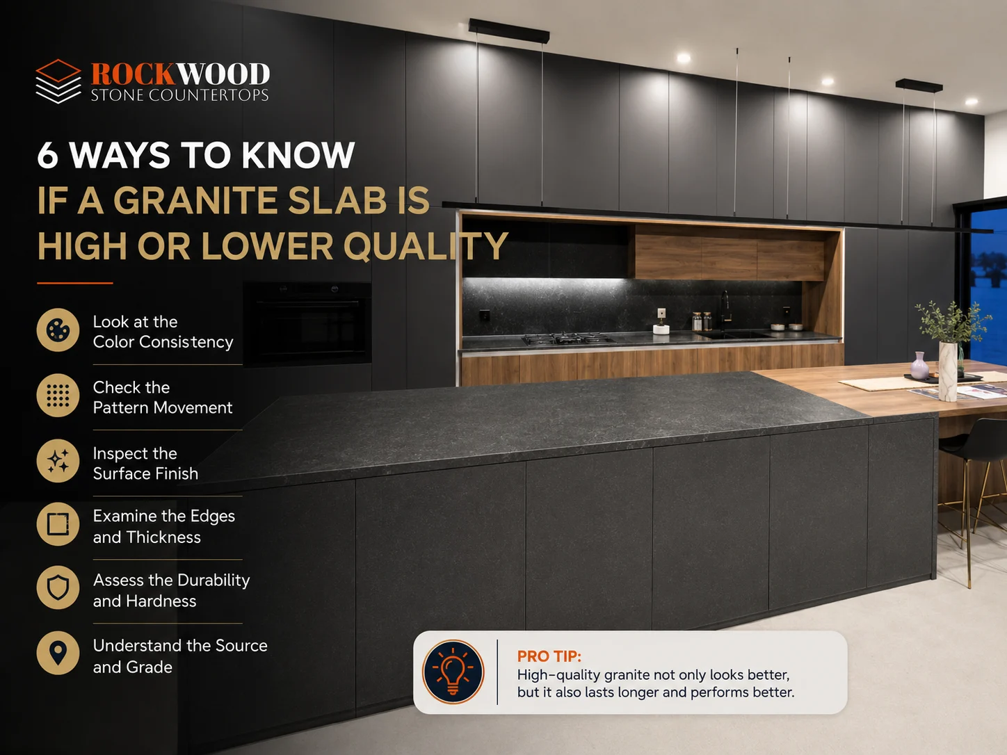 6 Ways to Know If a Granite Slab is High or Lower Quality